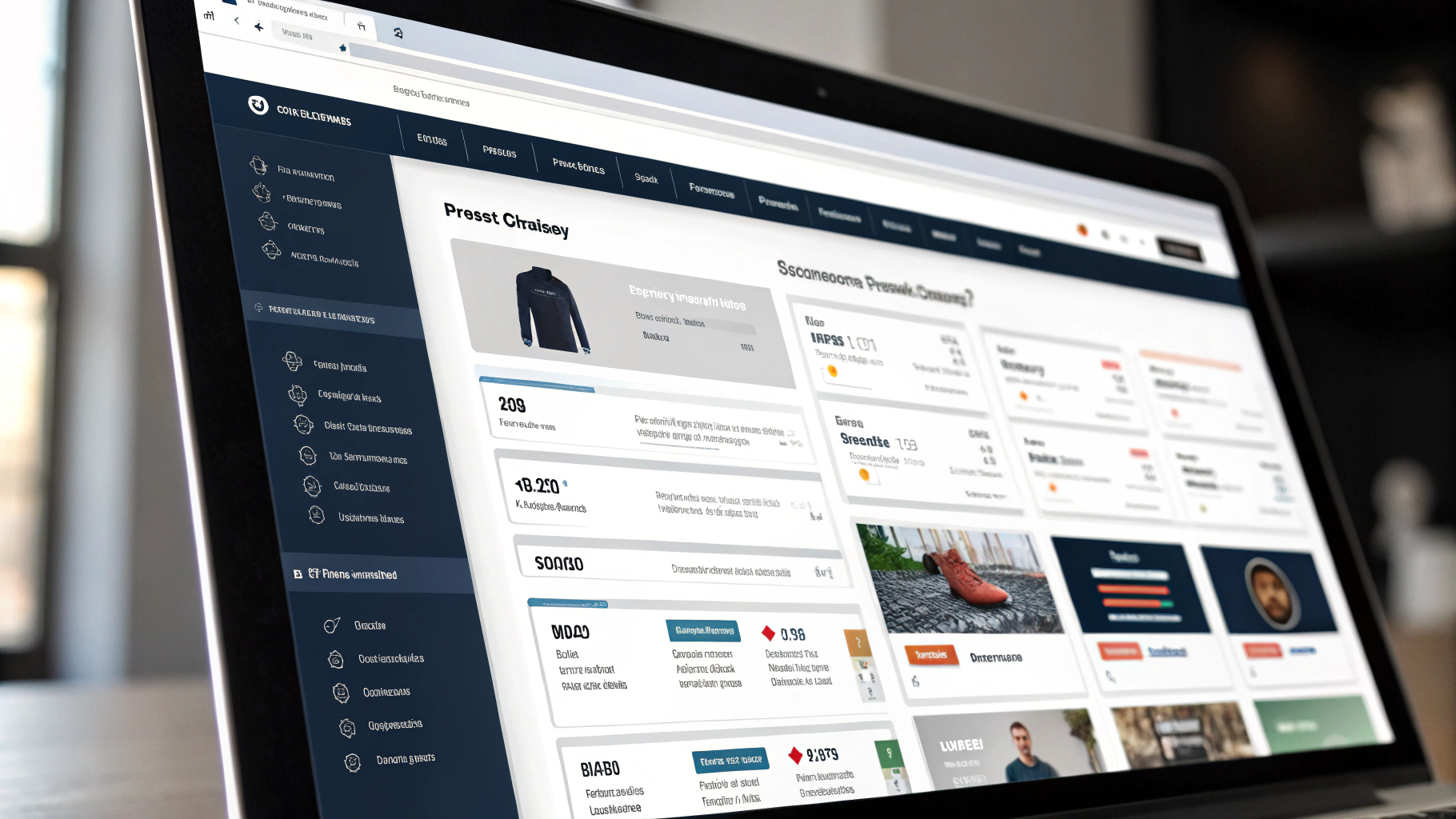 The Glass Warehouse custom ecommerce web platform on desktop and mobile
